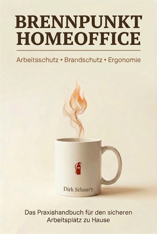 Cover: Brennpunkt Homeoffice – Arbeitsschutz, Brandschutz, Ergonomie