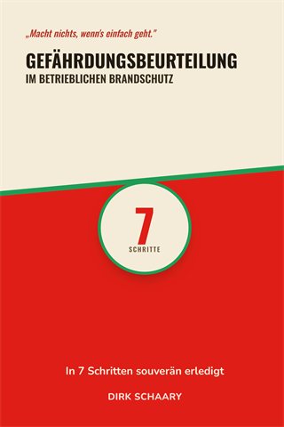 Cover: Gefährdungsbeurteilung im betrieblichen Brandschutz