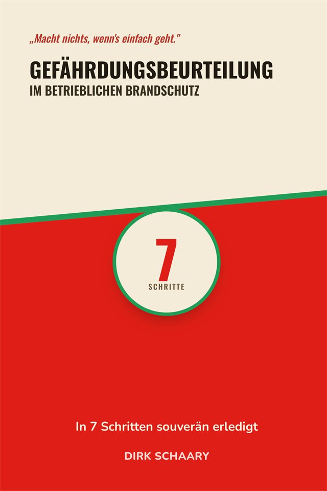 Cover: Gefährdungsbeurteilung im betrieblichen Brandschutz